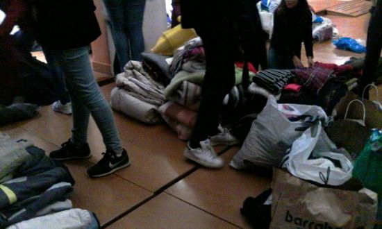 Recollida de roba per als refugiats