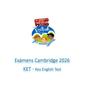 Exàmens Cambridge 2026 - KET